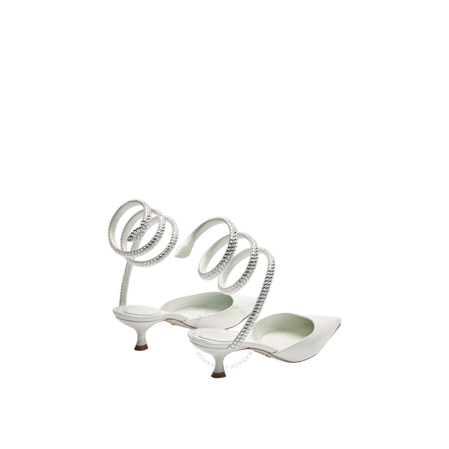 Rene Caovilla Cleo 50 Crystal Pointed-Toe Pumps - 2
