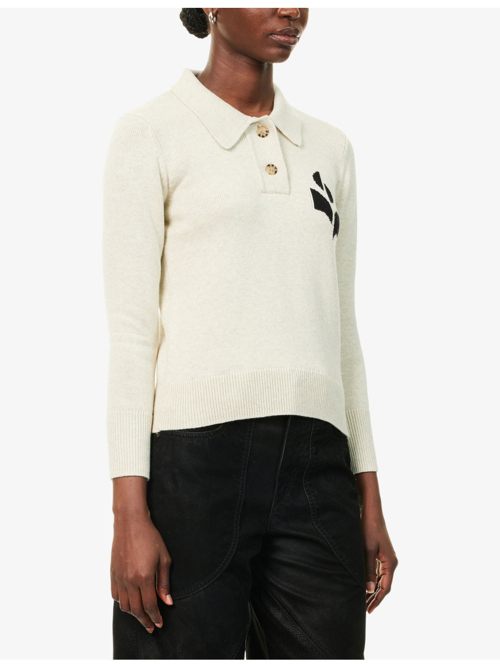 Nola Intarsia Cotton-Blend Knitted Jumper - 3