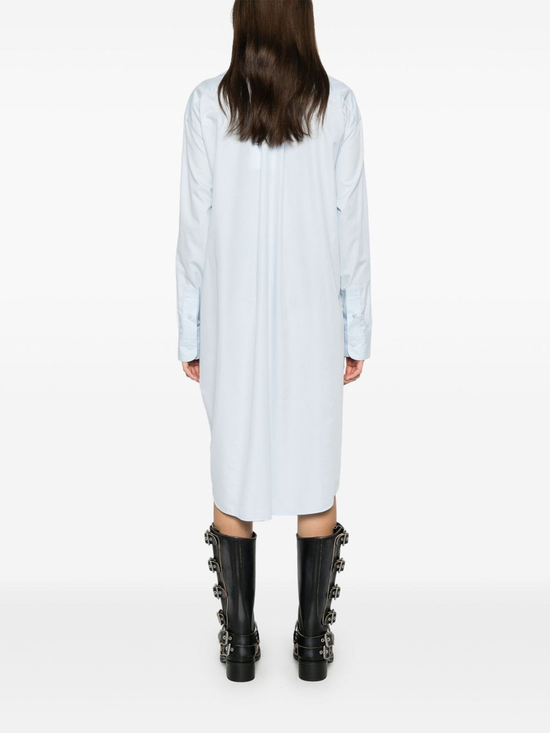 knotted mini shirt dress 4