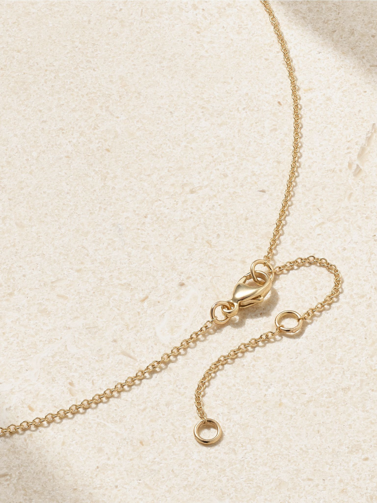 Silvia 14-karat gold diamond necklace Gold - 3