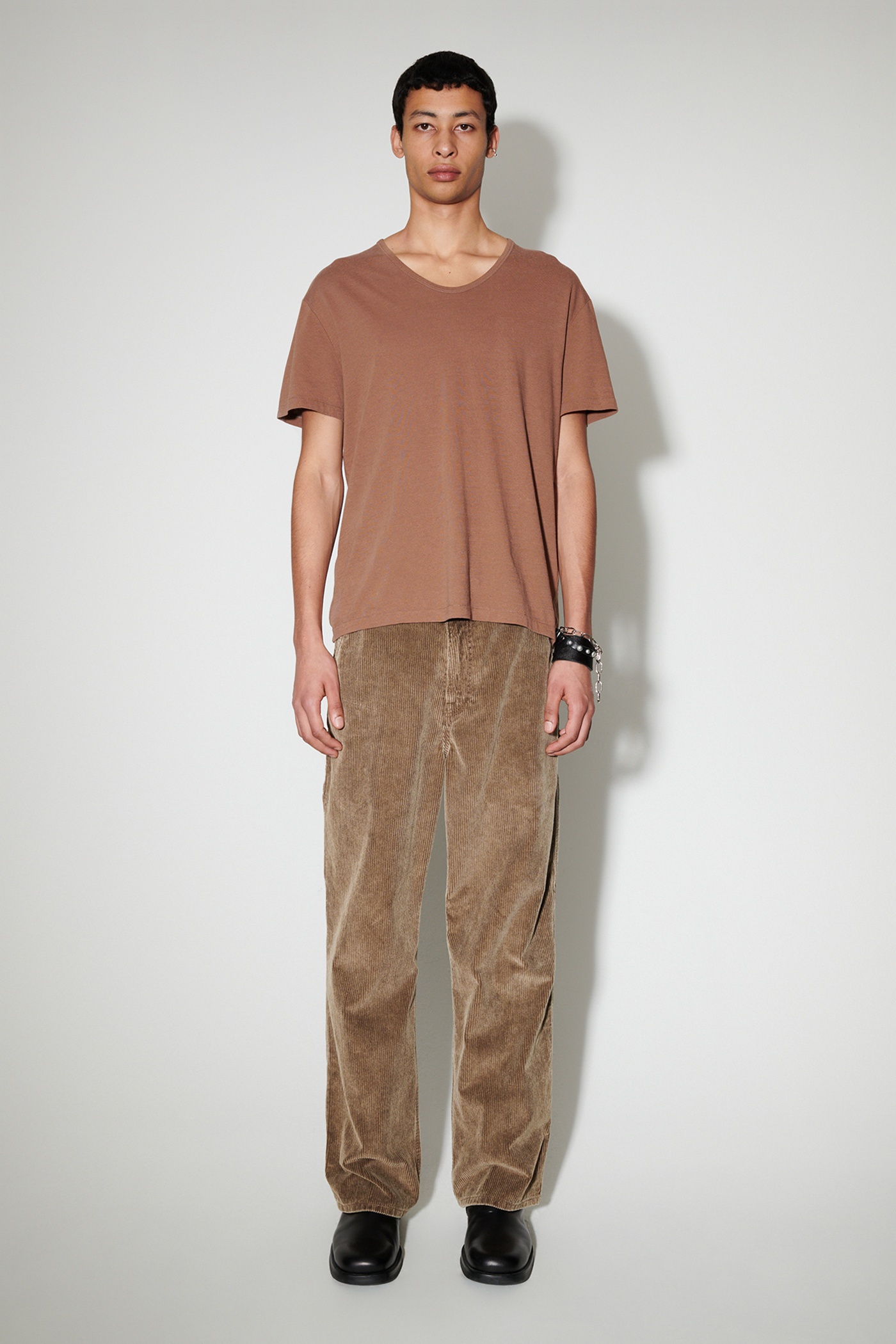 U-Neck T-Shirt Fudge Cotton Silk - 2