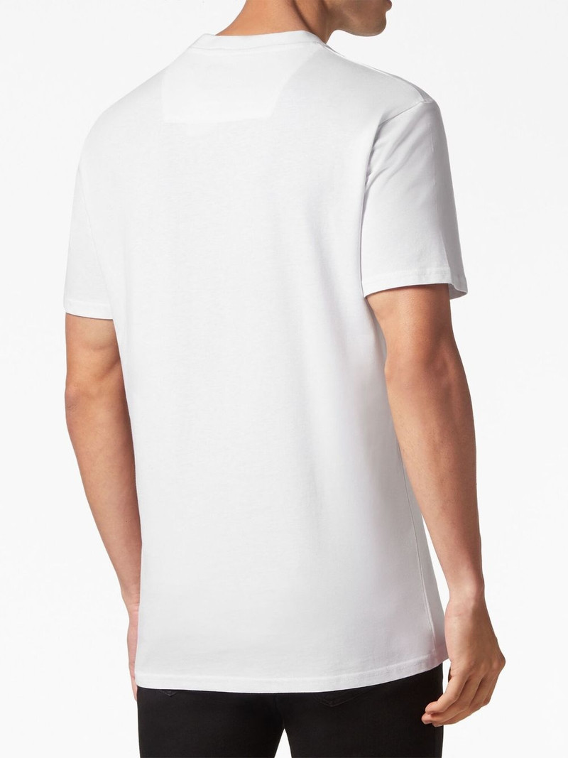 skull-print cotton T-shirt 4