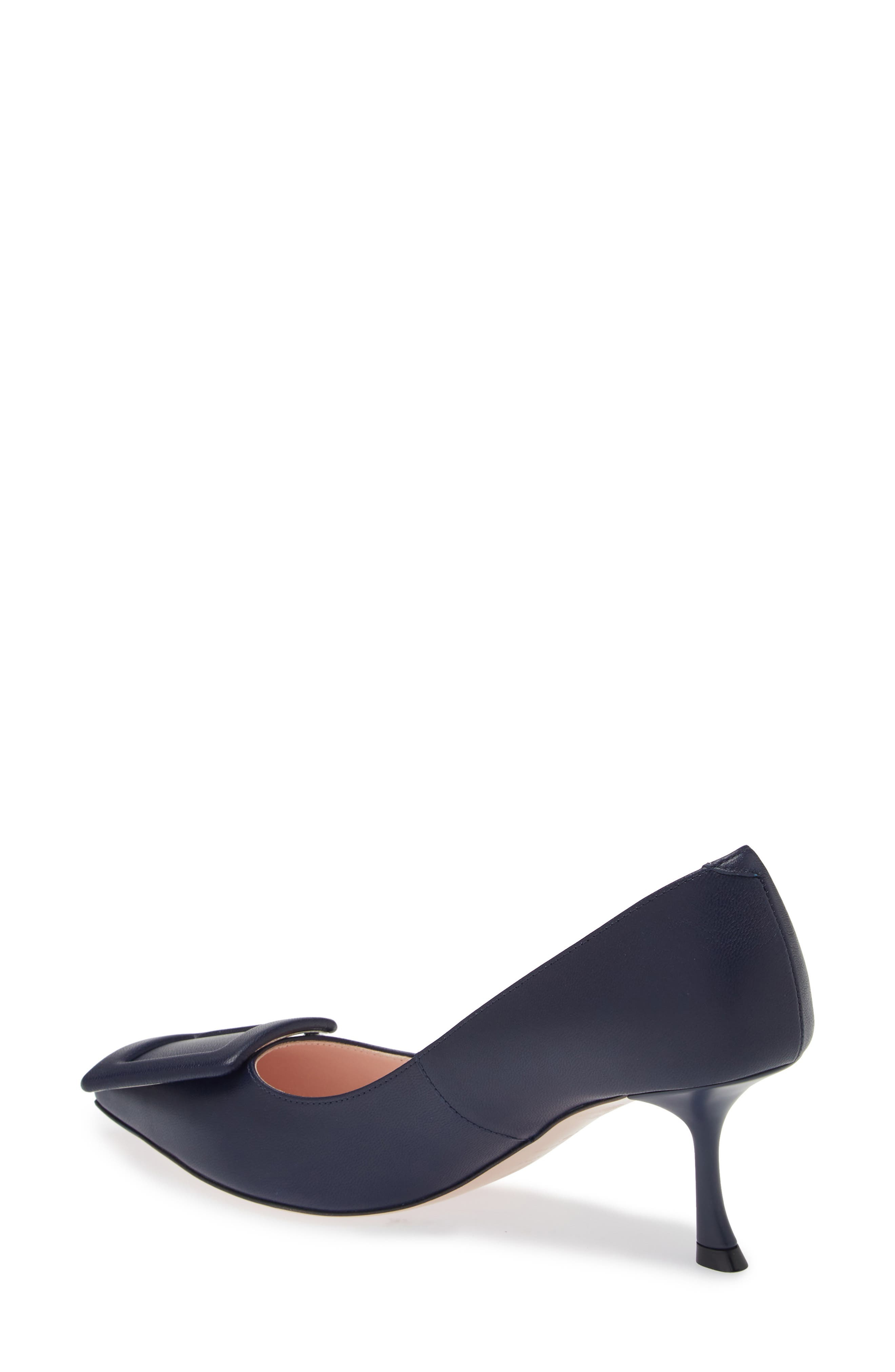 Roger Vivier Viv in the City Pointed Toe Pump in Blue Chiaro at Nordstrom - 2