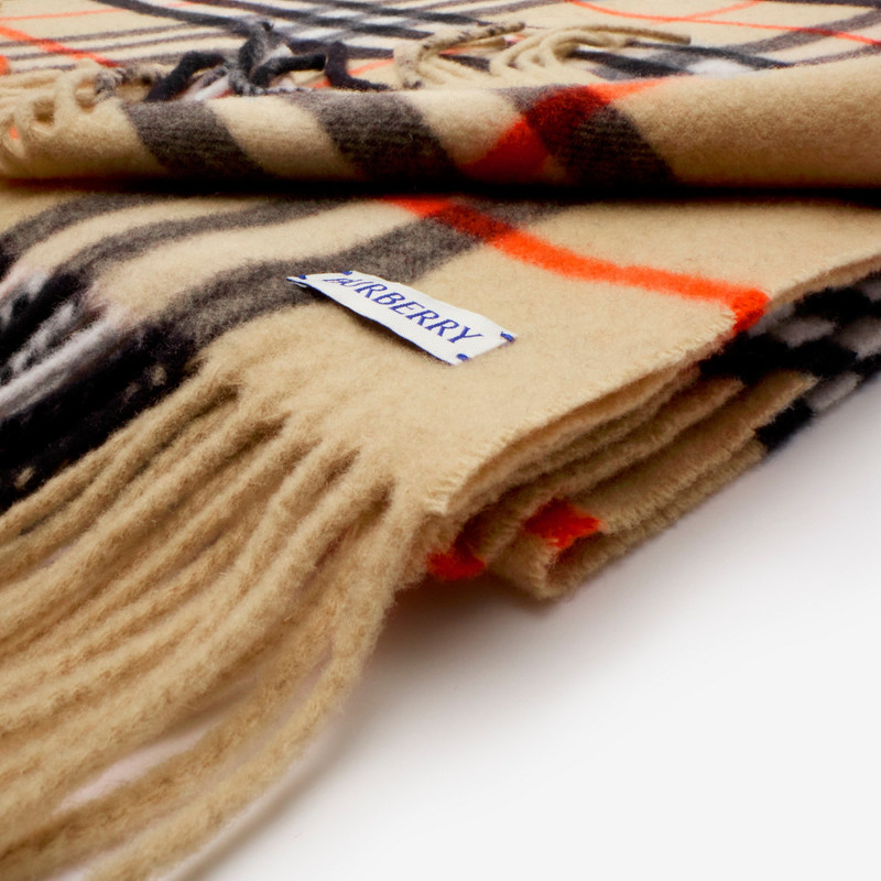 Check Cashmere Blanket 5