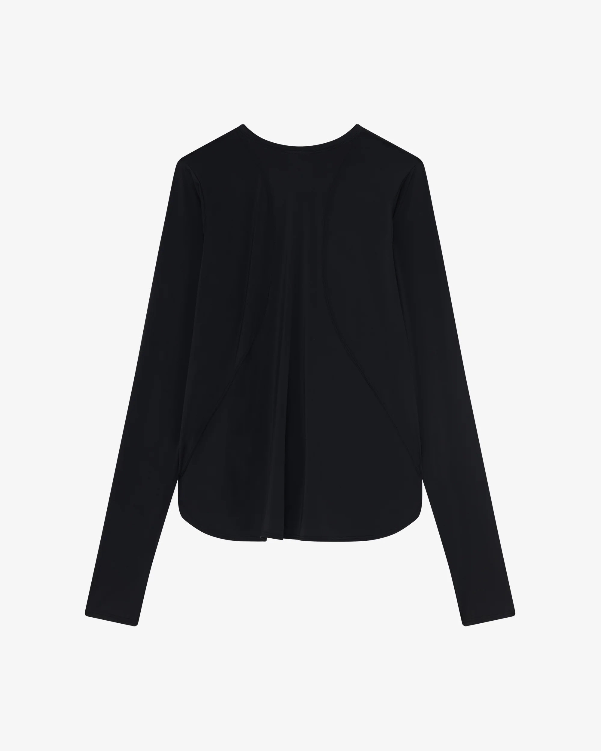 SILK LONG-SLEEVE TOP - 4