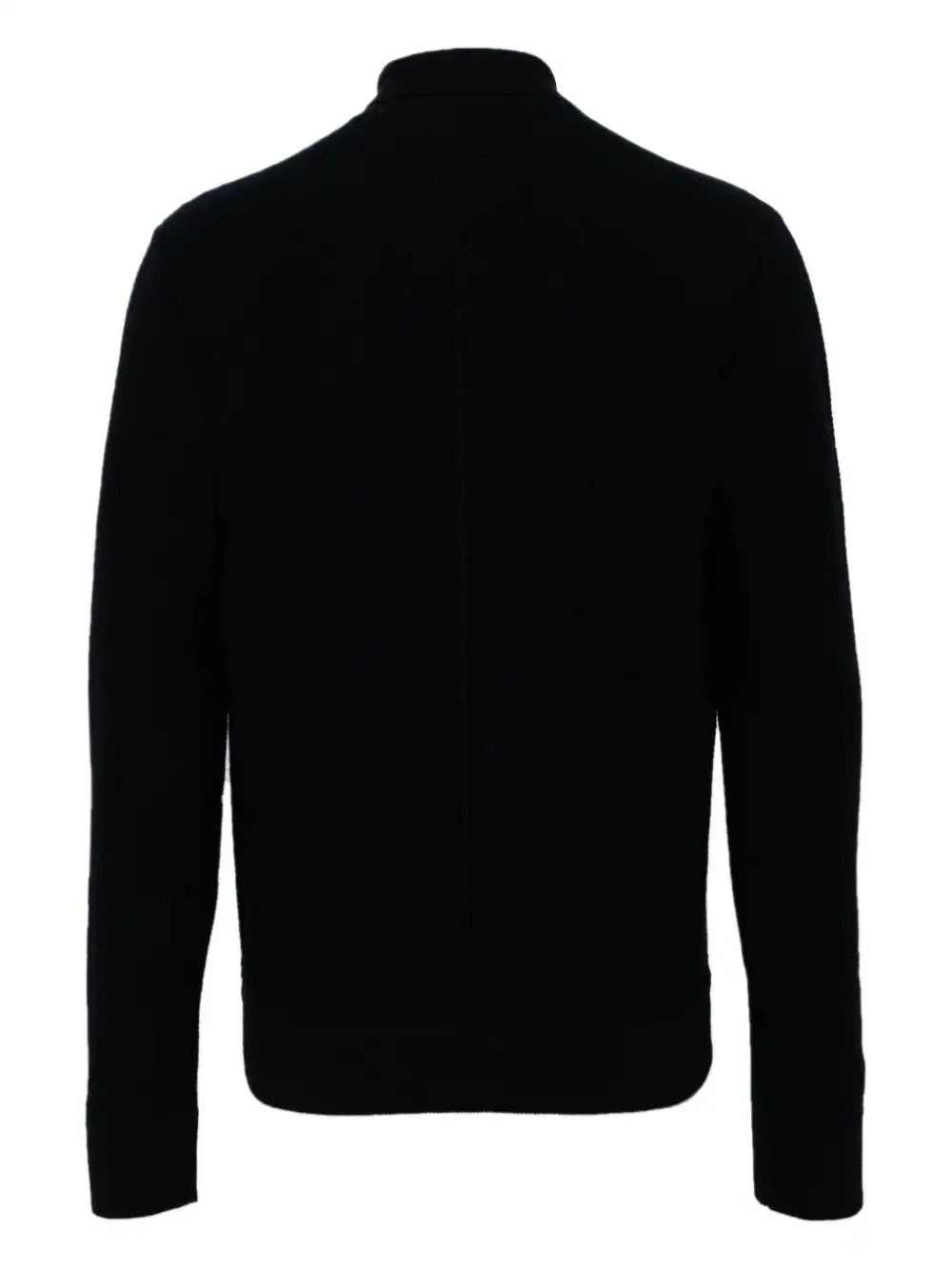 RIBBED CASHMERE ZIP-FRONT SWEATER - 2