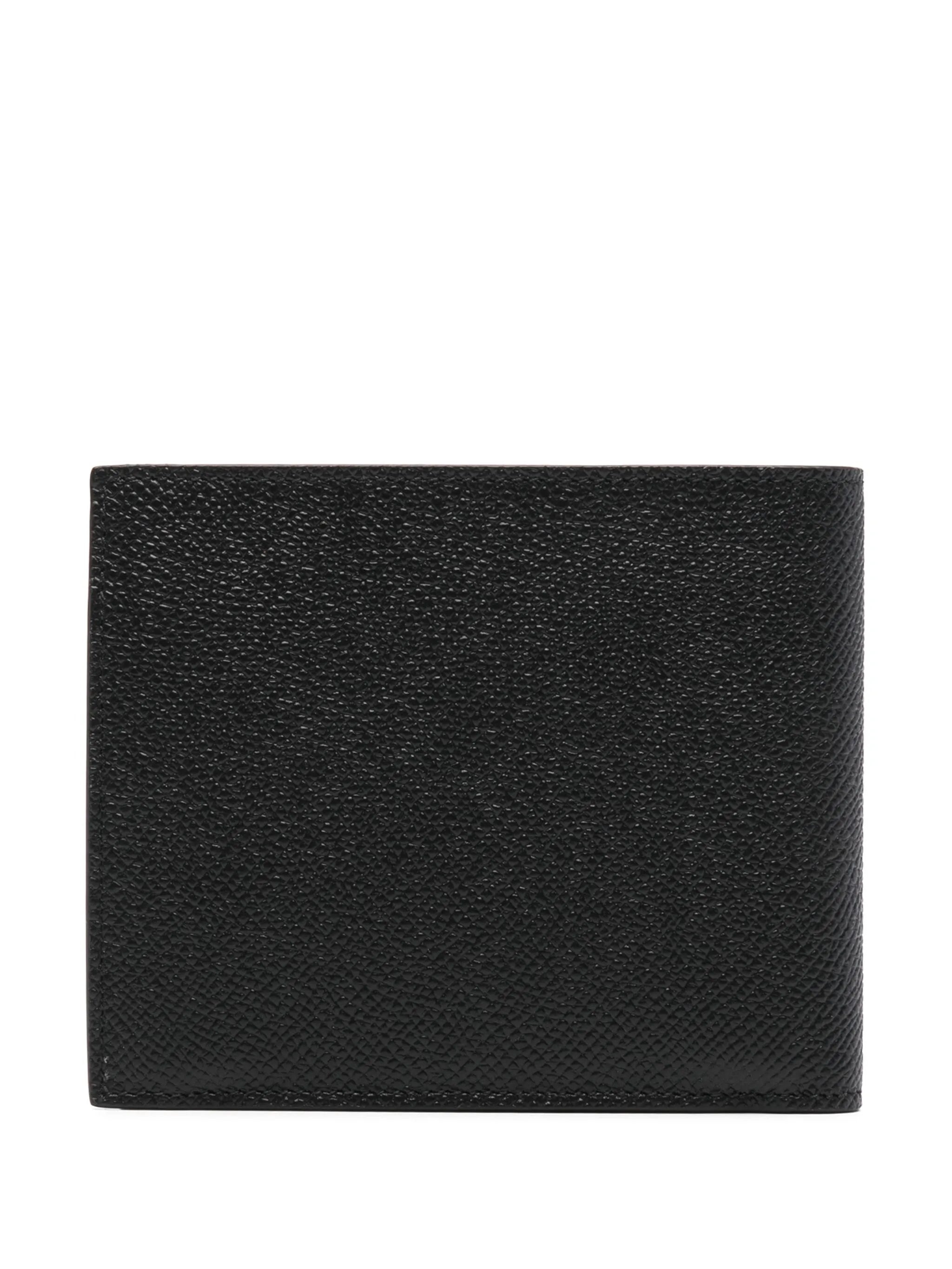 Gancini-plaque Grained Leather Wallet - 2