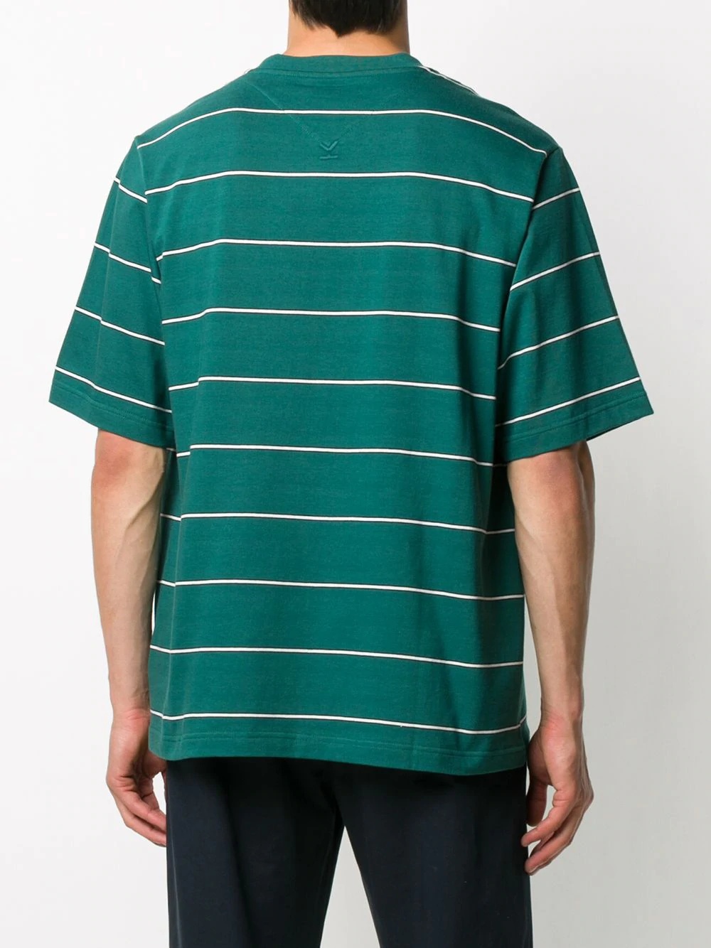 Tiger pocket striped T-shirt  - 4