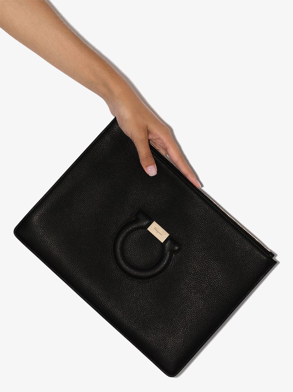 Gancini zipped pouch - 4