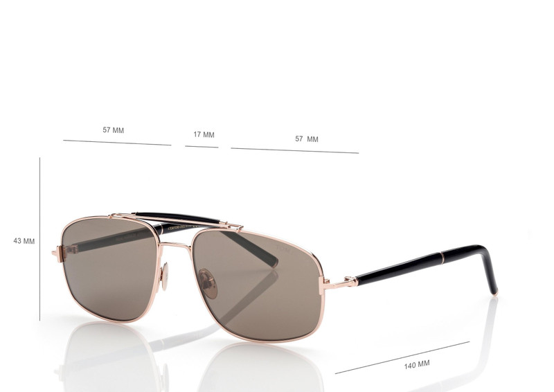 TITANIUM AND HORN NAVIGATOR SUNGLASSES 4
