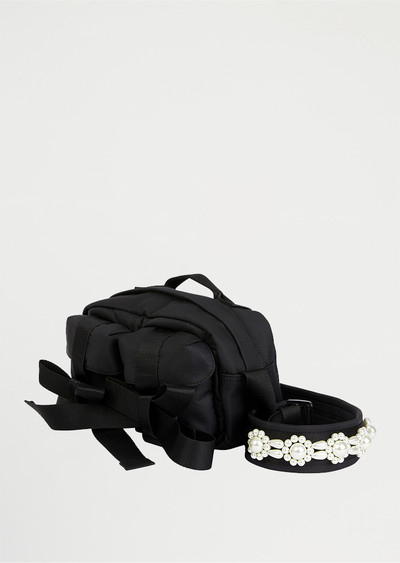 Simone Rocha Bow Crossbody Bum Bag — Black outlook