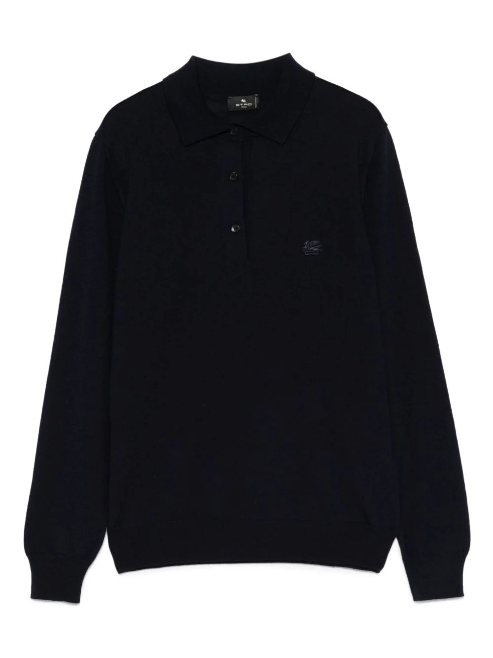 polo-collar sweatshirt - 1