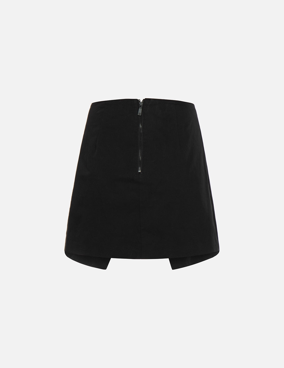 A-Line Wrap Mini Skirt - 2