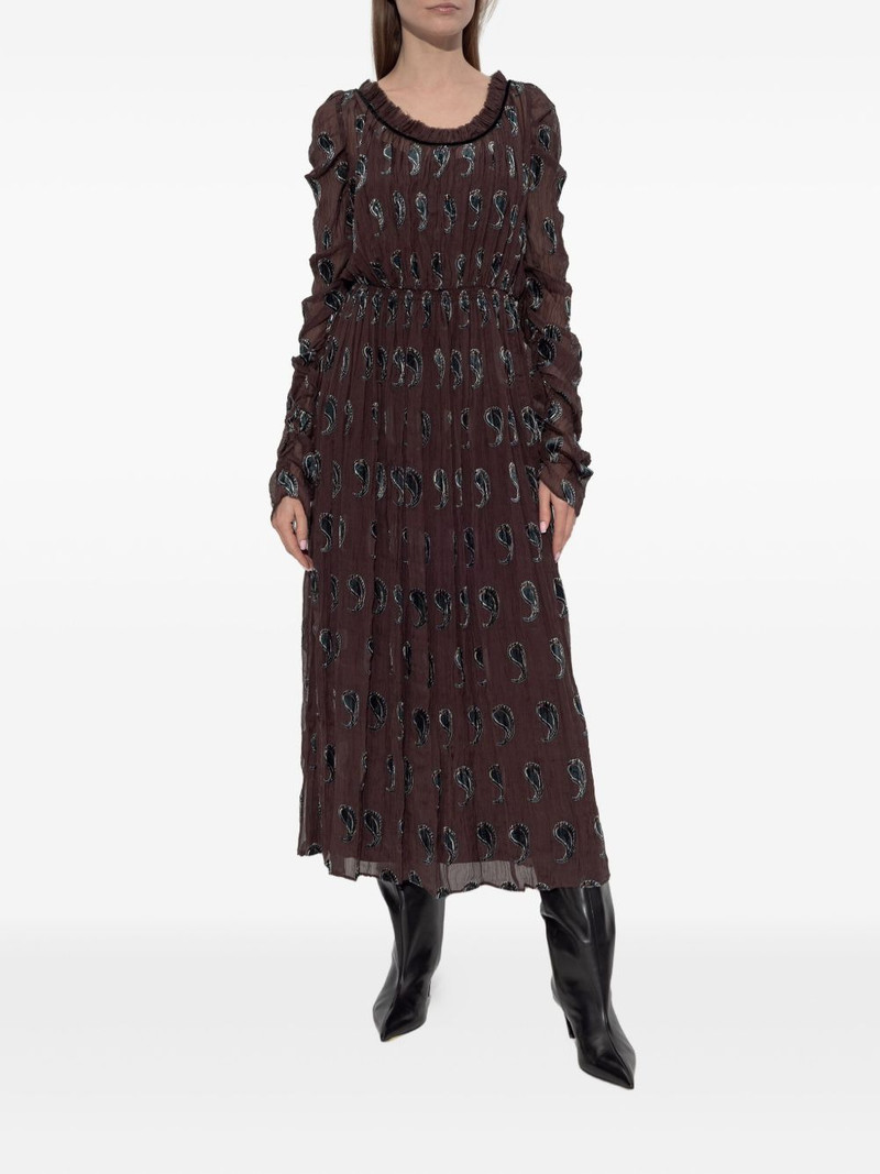 TORY BURCH paisley-print midi dress outlook