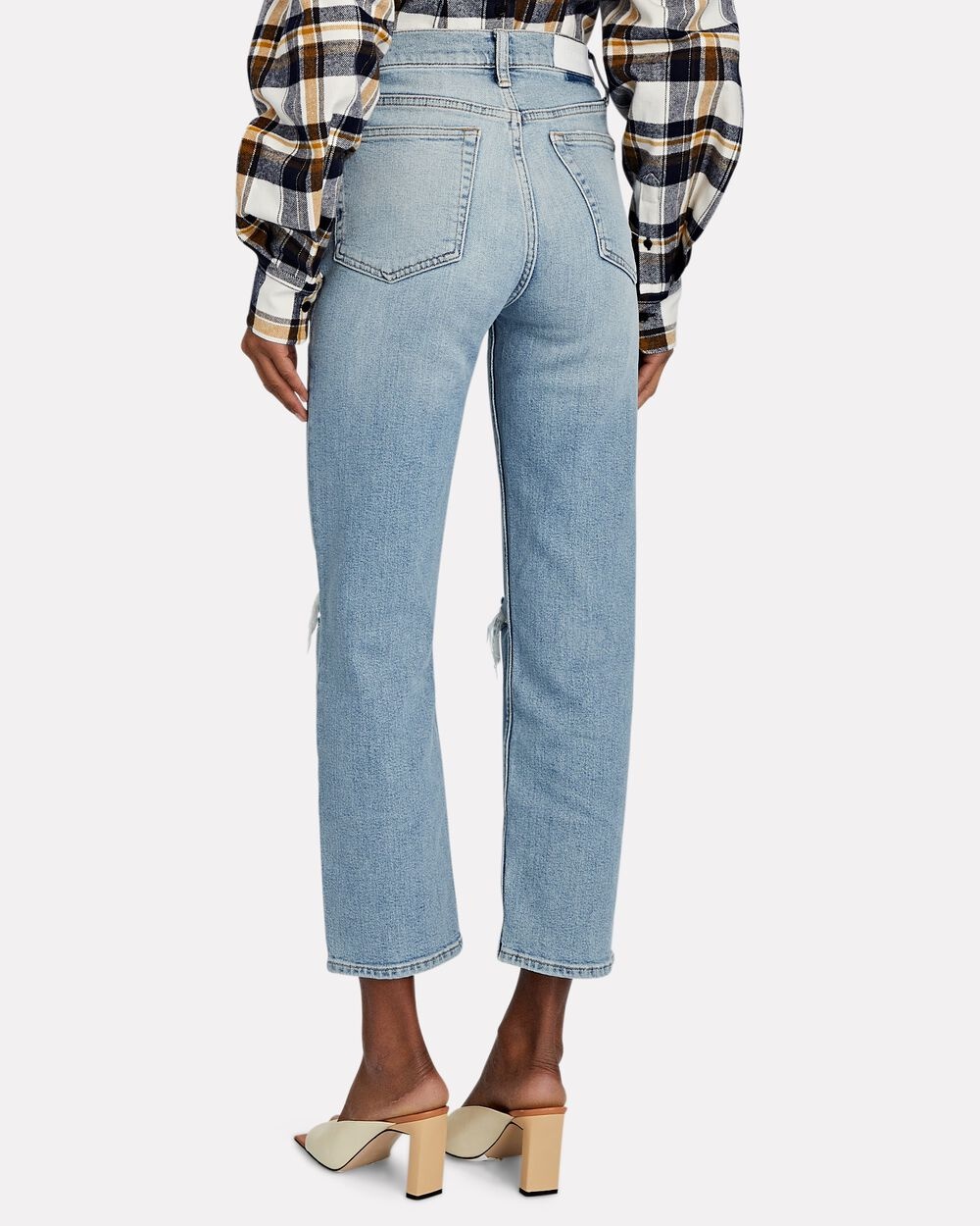 70s High-Rise Stove Pipe Jeans - 5