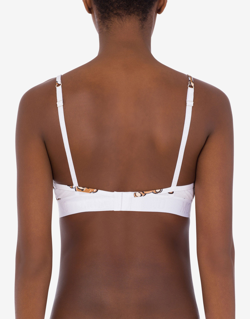 ALLOVER TEDDY BEAR TRIANGLE BRA 3