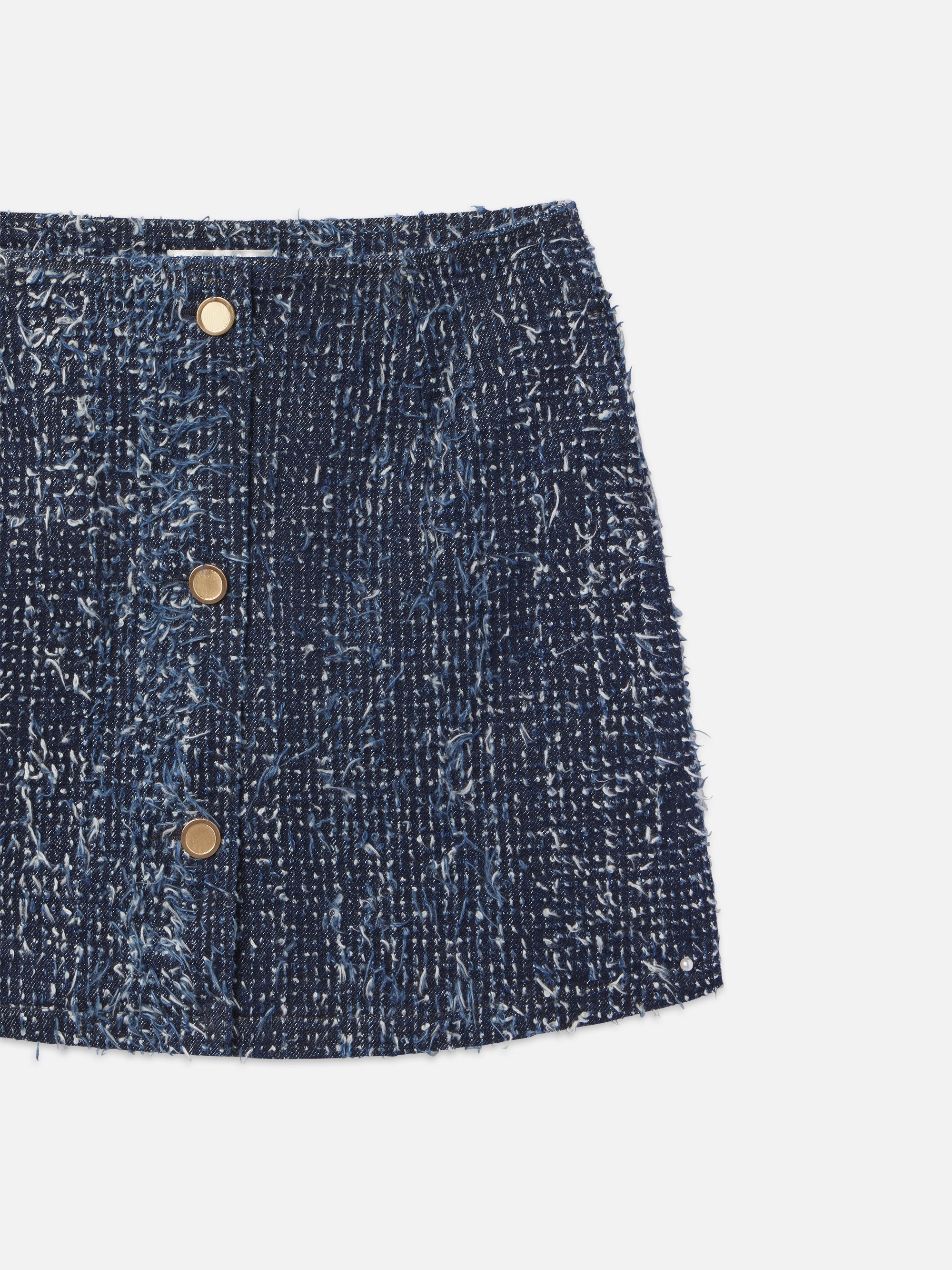 Denim Boucle Skirt in Magic - 3