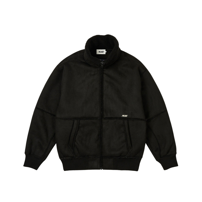SHERPA FAUX SUEDE FUNNEL 검정 - 1