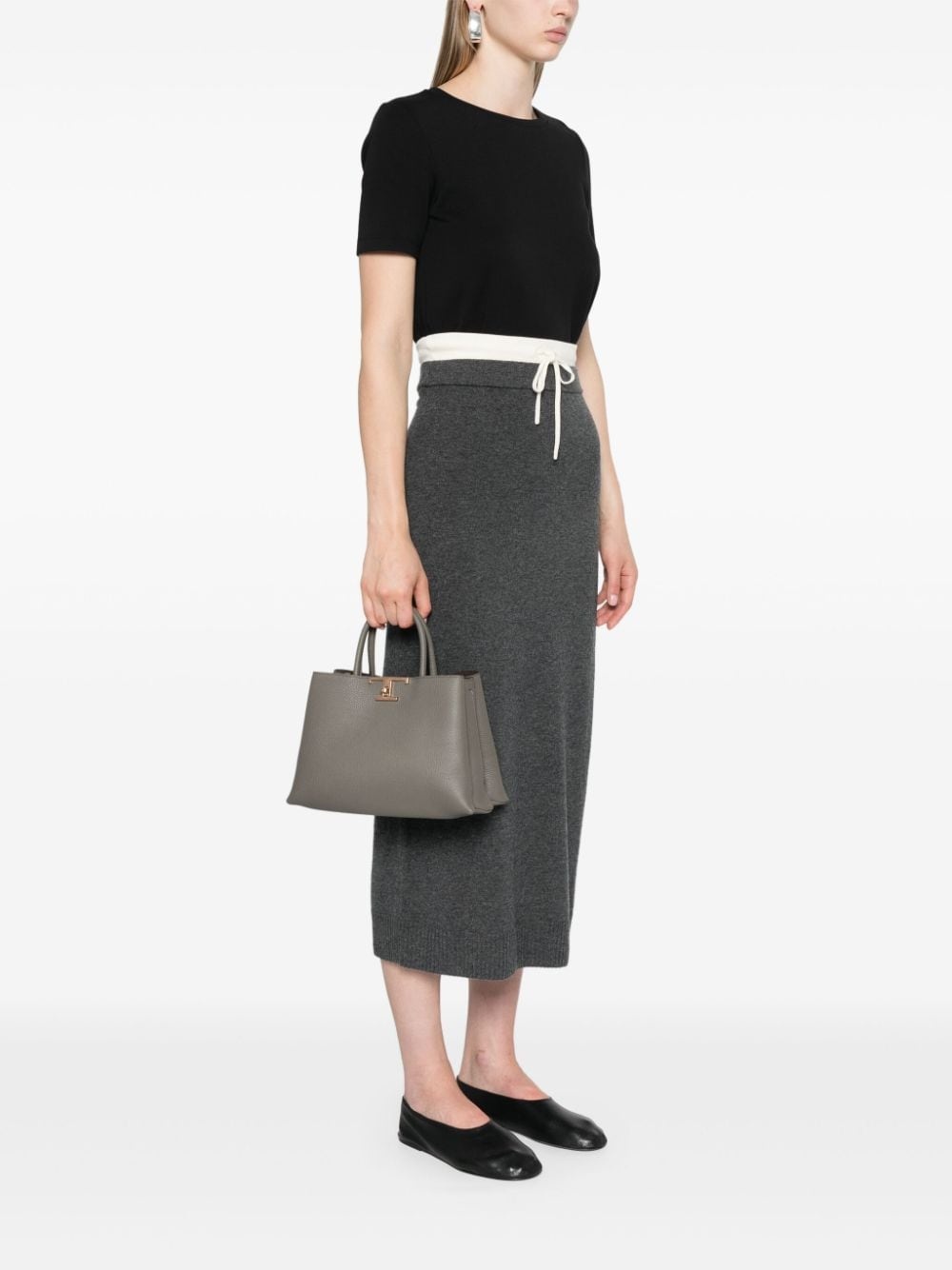 T Timeless leather tote bag - 2