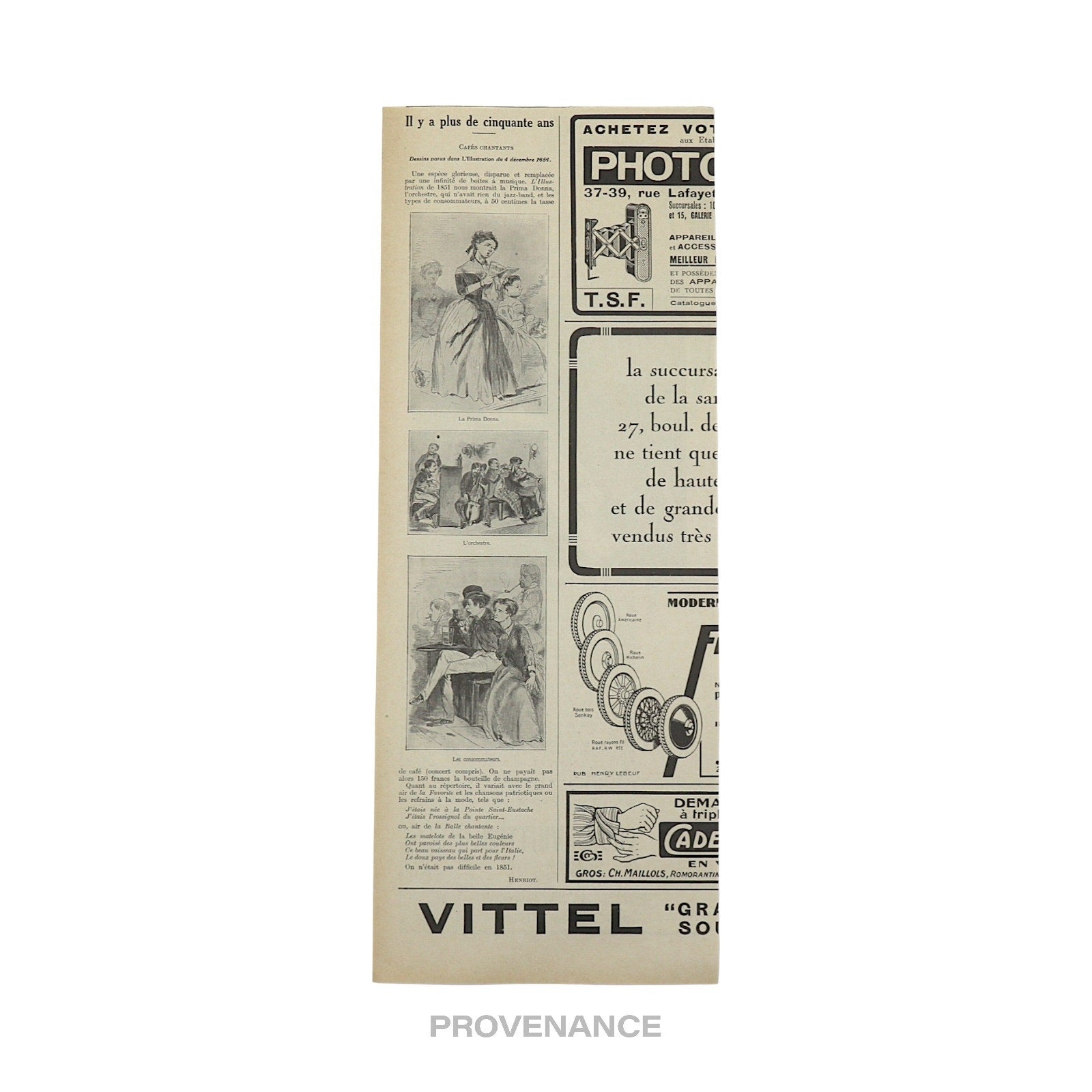 Louis Vuitton Antique Vintage Newsprint Ad - Bags Luggage - 4