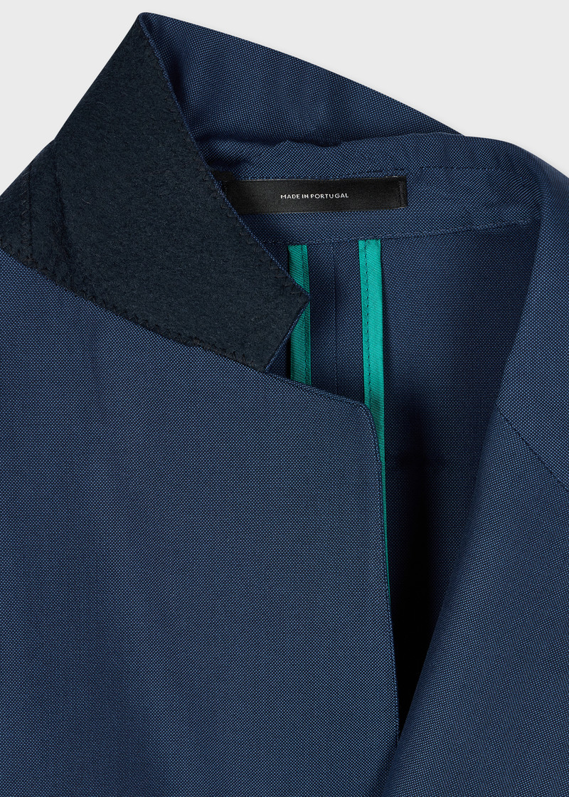 Paul Smith Navy Wool-Viscose Patch-Pocket Blazer outlook