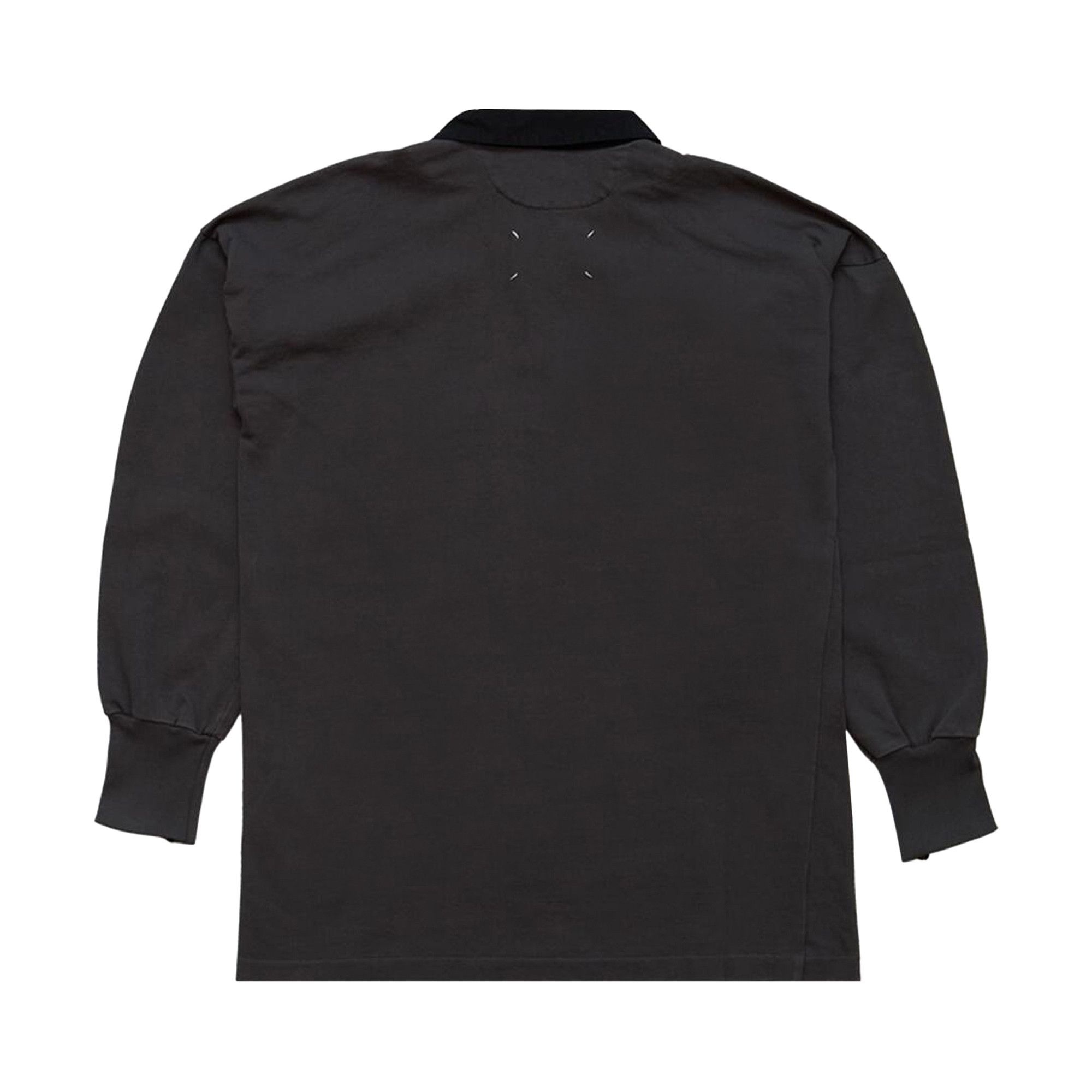 Maison Margiela Long-Sleeve Polo Top 'Grey' - 2