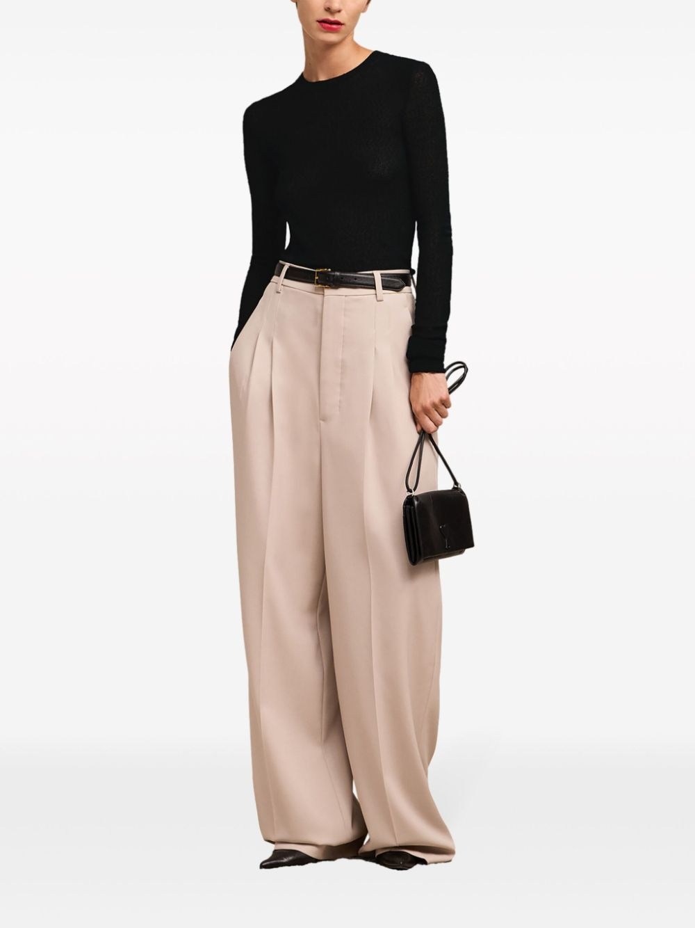 sheer bouclÃ© jumper - 2