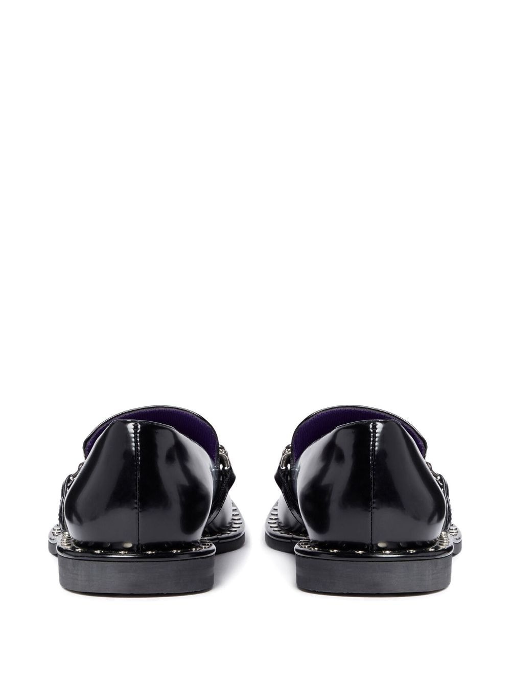 Falabella chain-link detailing loafers - 3