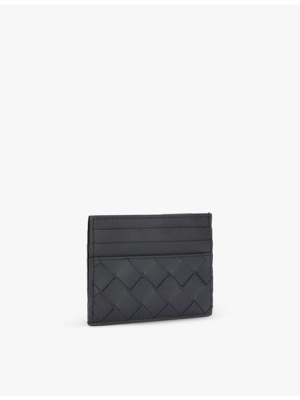 Double-faced woven leather card holder - 3