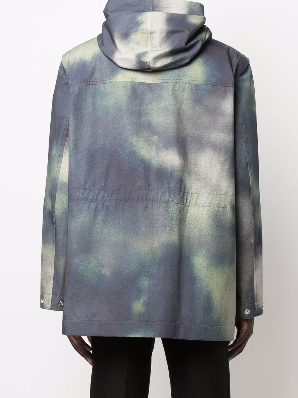 tie-dye multiple-pocket jacket - 4