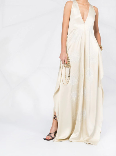 Stella McCartney Annabelle plunge-neck satin dress outlook