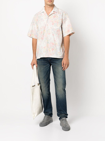 John Elliott shortsleeved floral-print shirt outlook