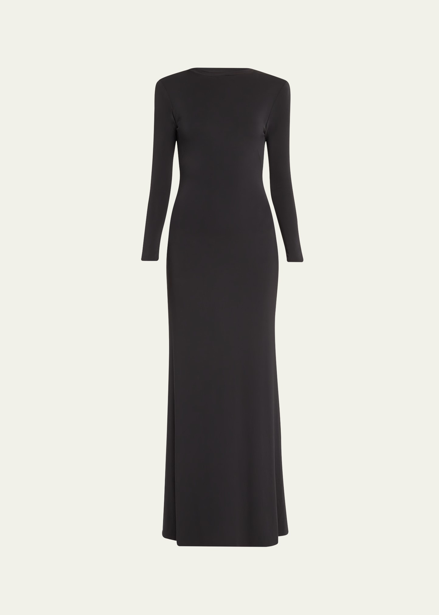 Clove Long Sleeve Viscose Gown - 1