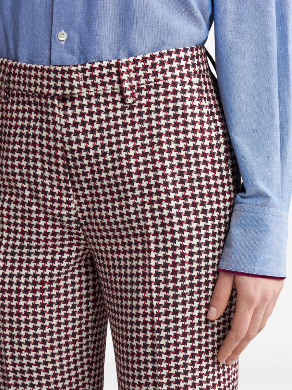 straight-leg tailored trousers - 5