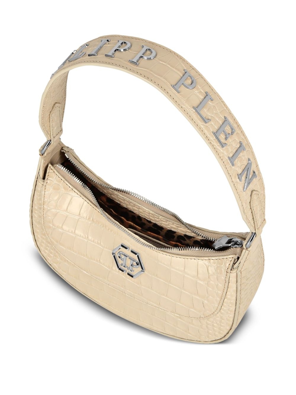 Galaxy crocodile-embossed tote bag - 3