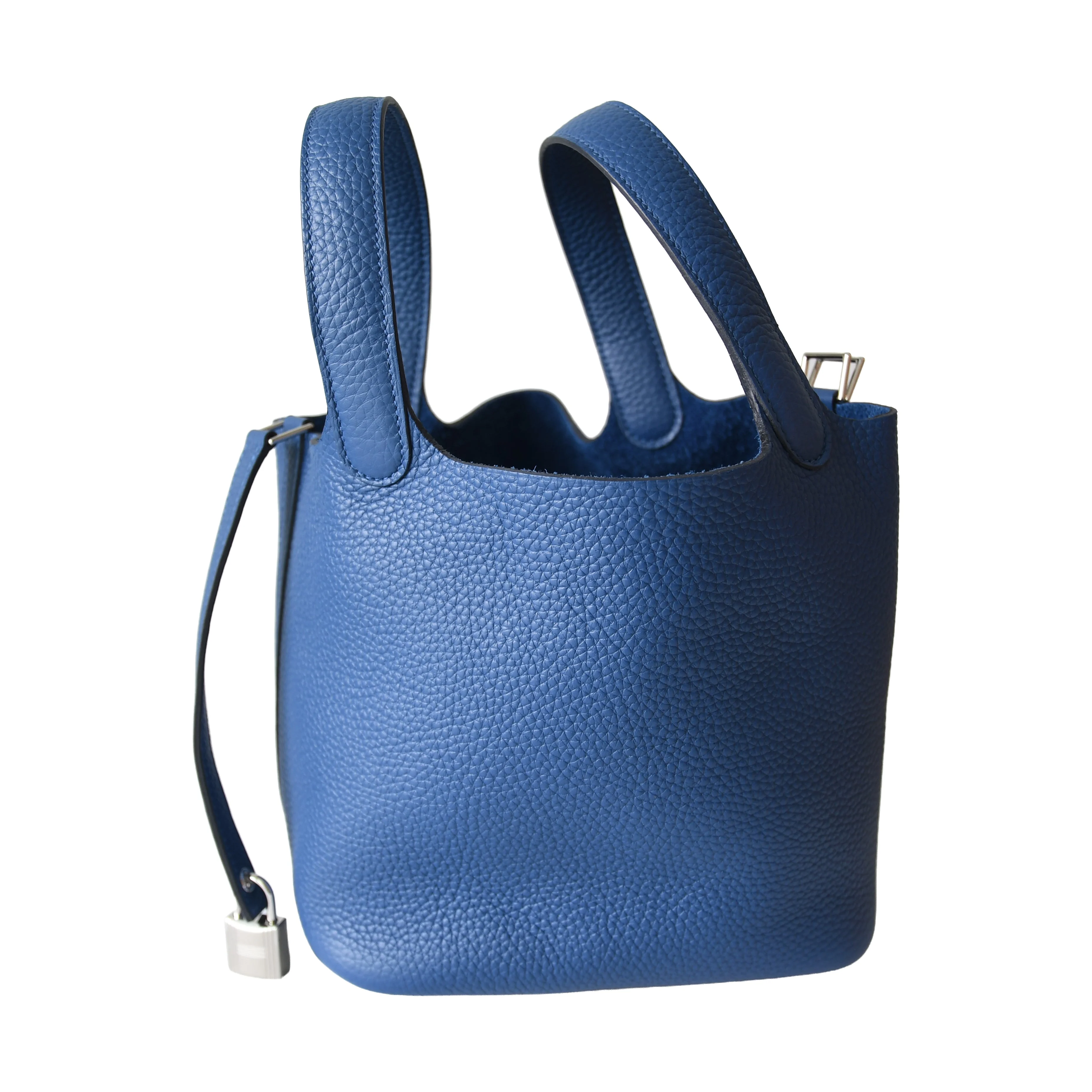 Hermes Picotin Lock 18 Clemence Palladium Hardware Blue - 1