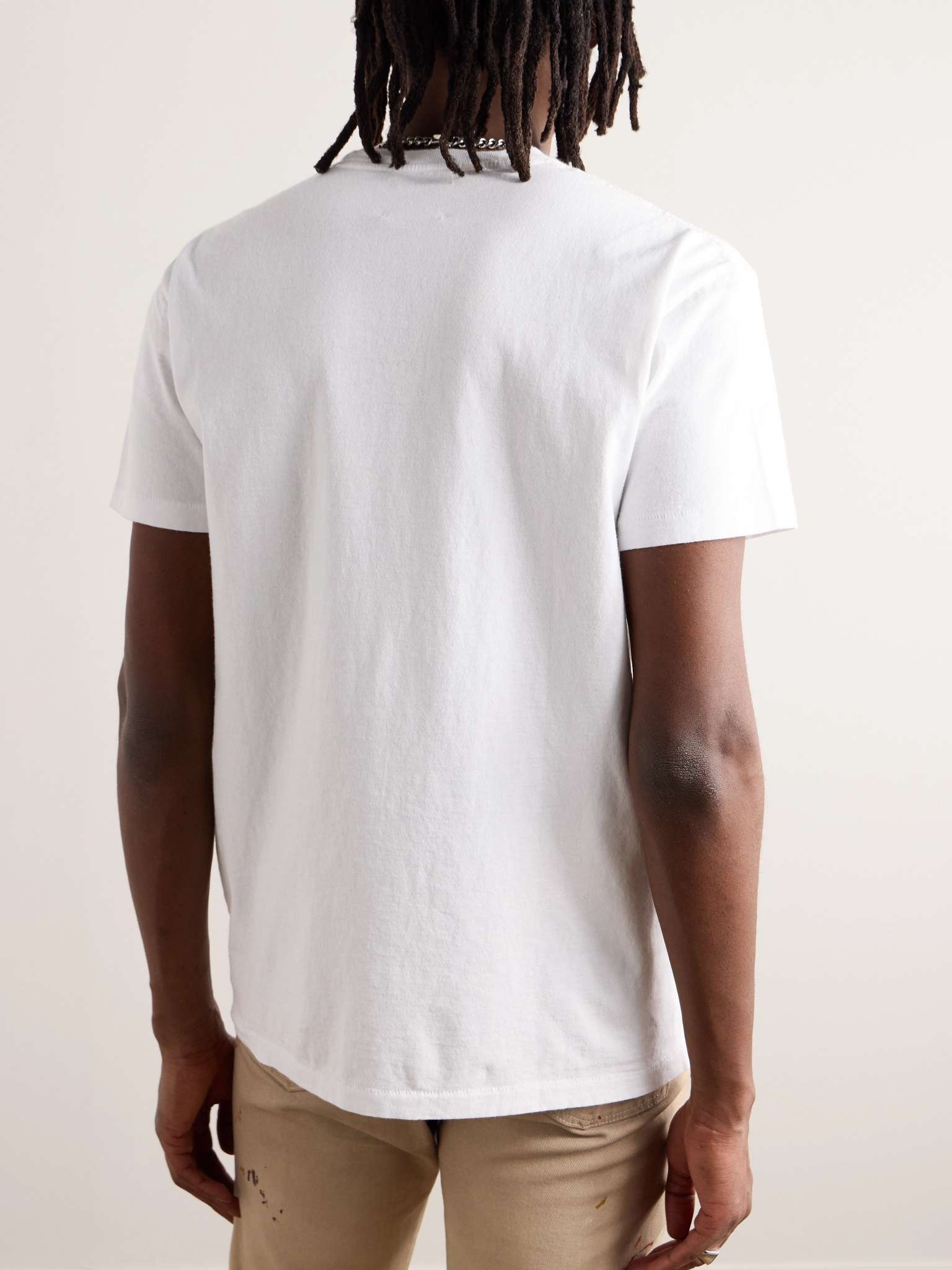 Art Dept Logo-Print Cotton-Jersey T-Shirt - 3