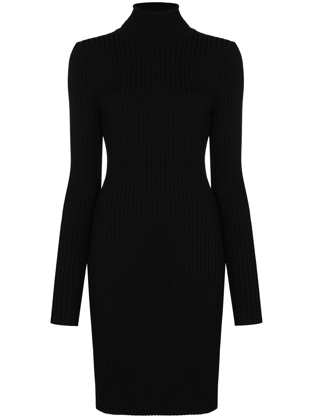 ribbed-knit mini dress - 1