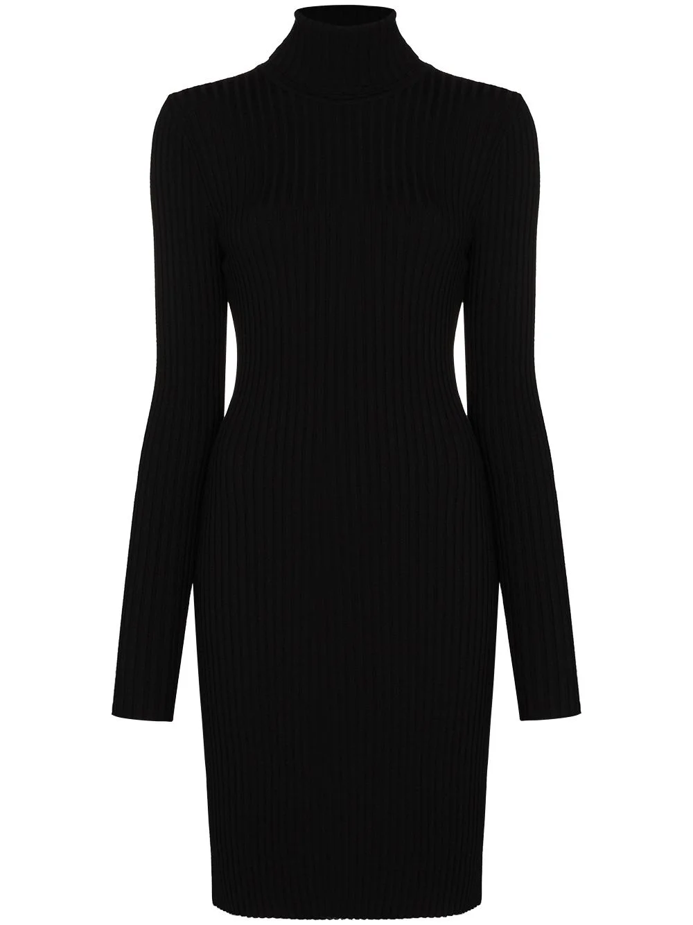 ribbed-knit mini dress - 1