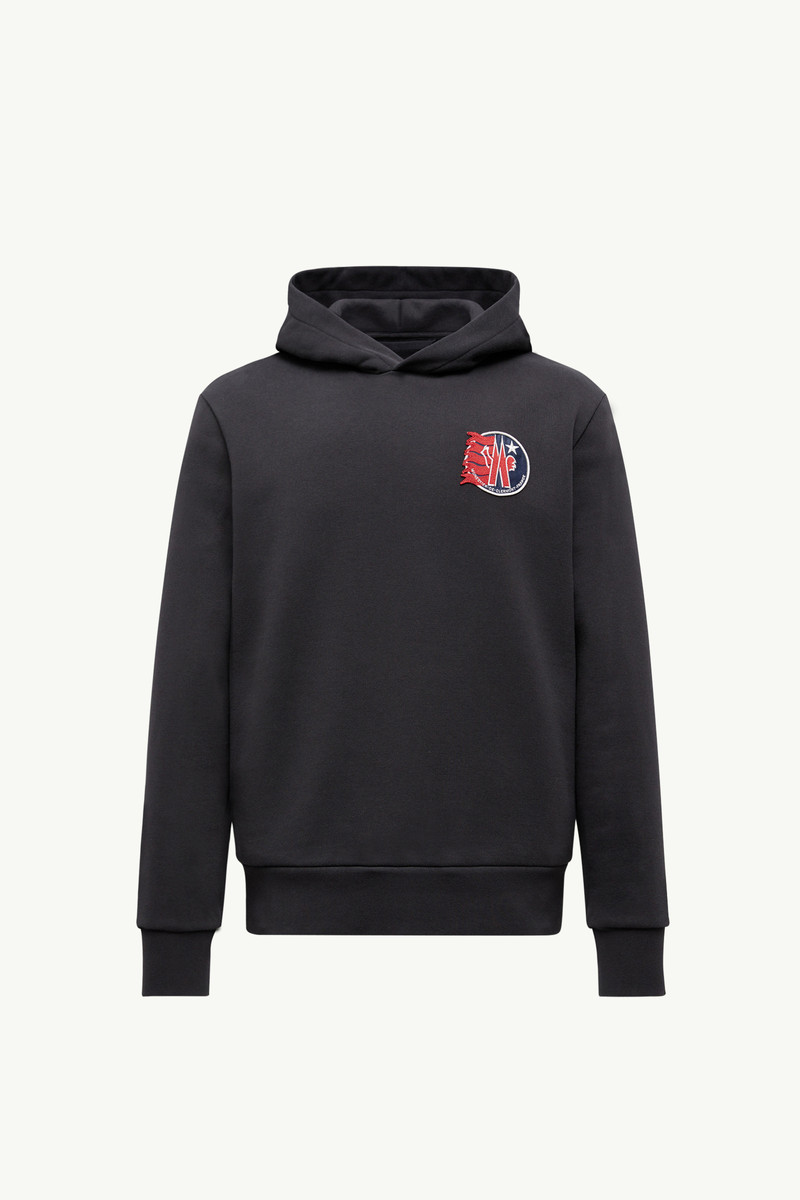 Star Logo Patch Cotton Hoodie 1