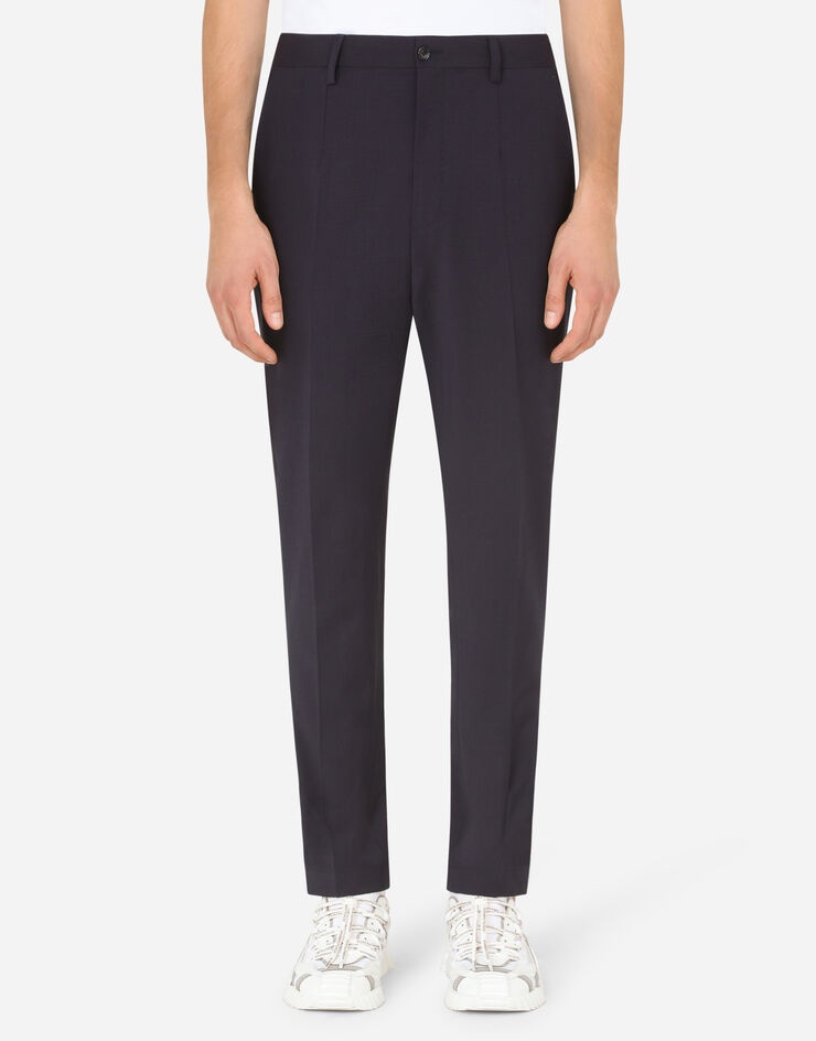 Stretch wool pants - 1