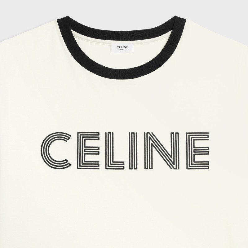 celine loose T-shirt in cotton jersey 4