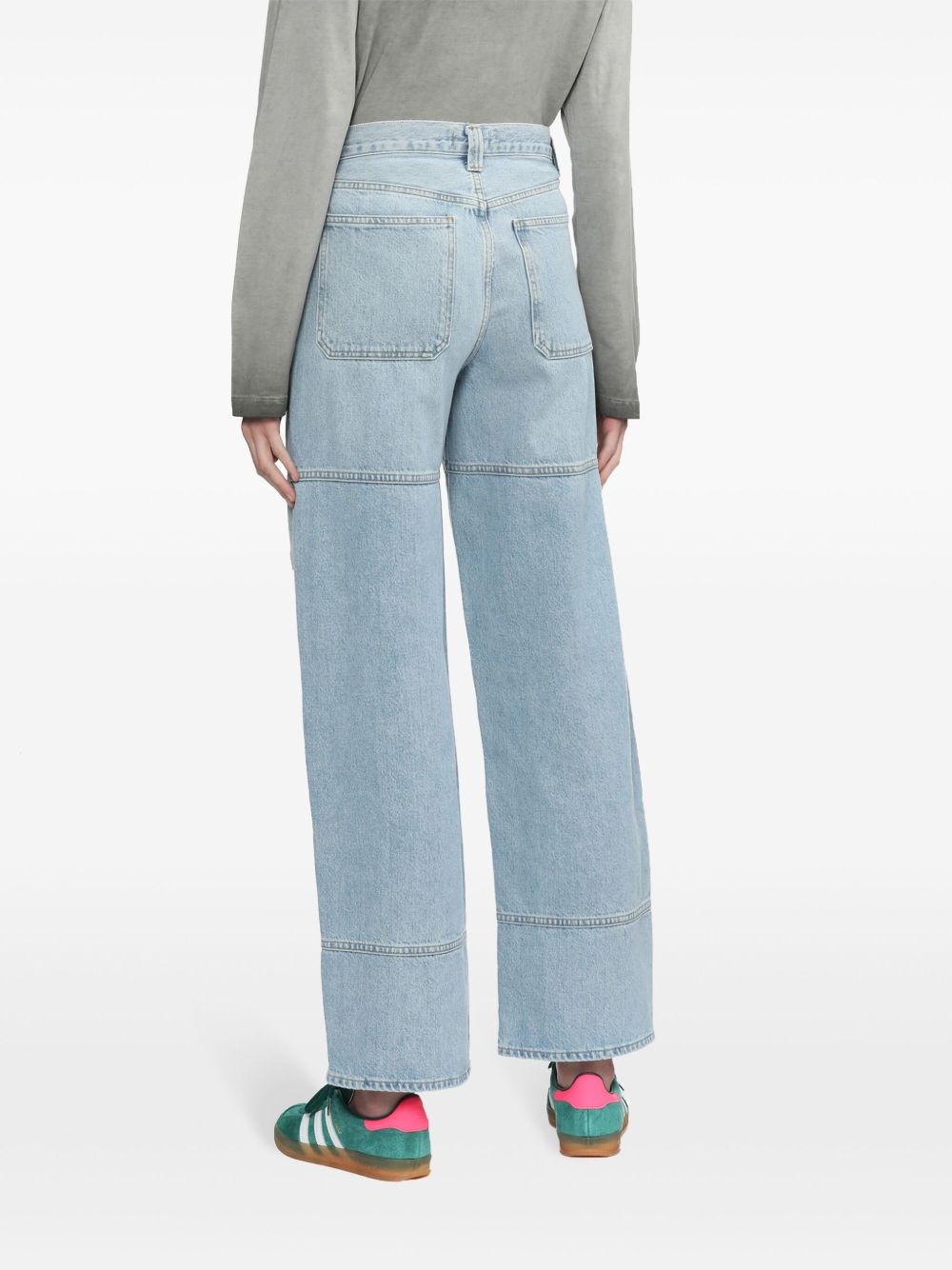 Tanis high-rise wide-leg jeans - 4