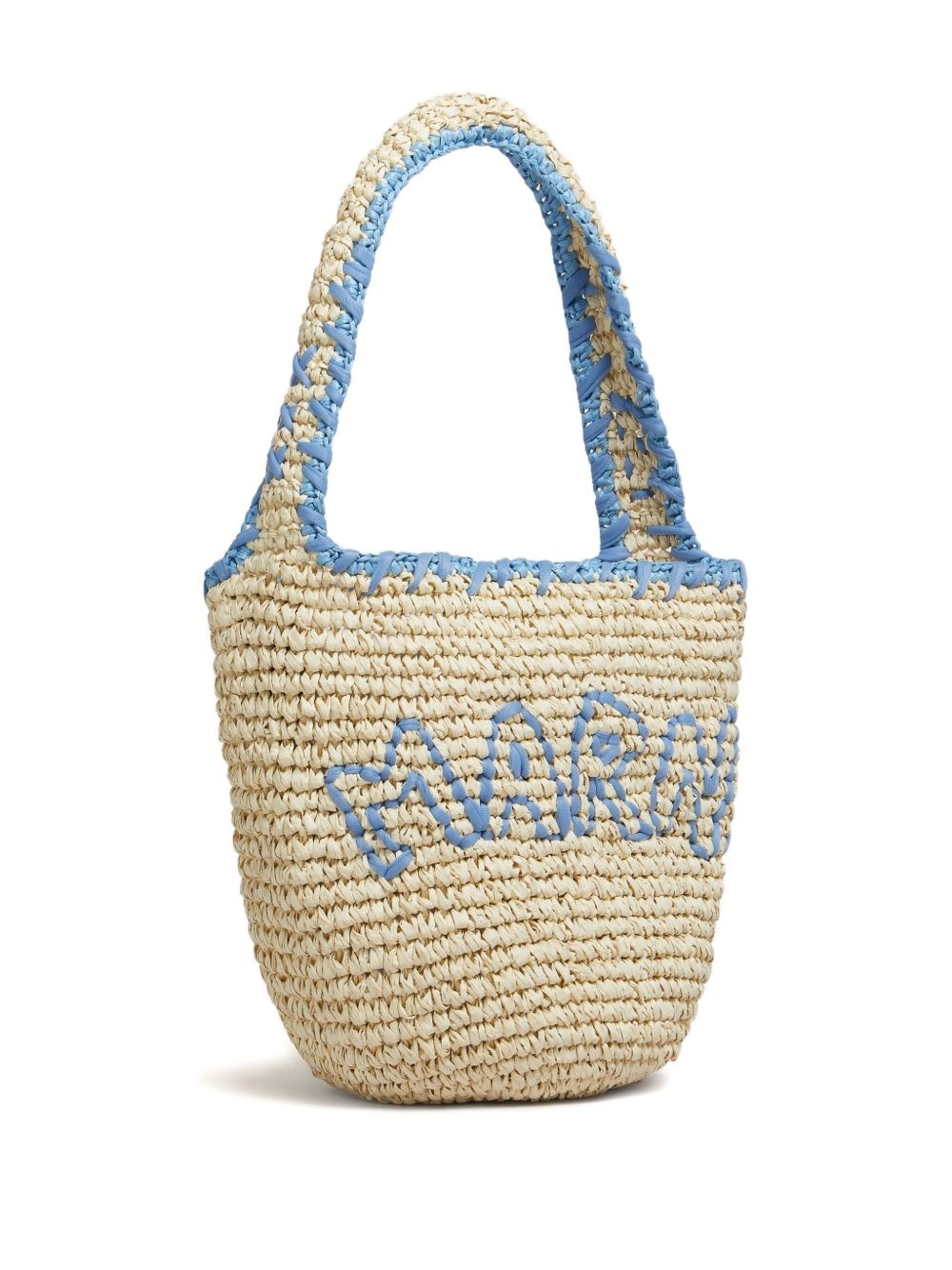 crochet-embroidered shoulder bag - 4