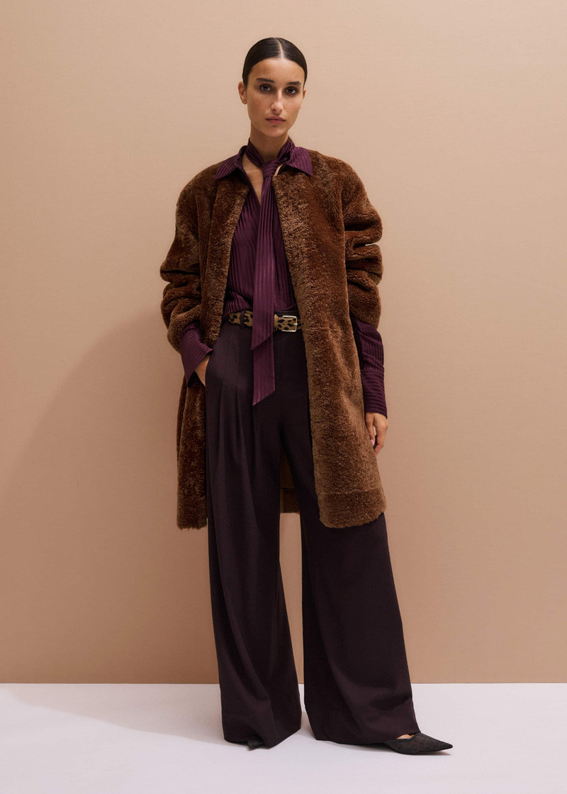 Pleat Wide Pant 7