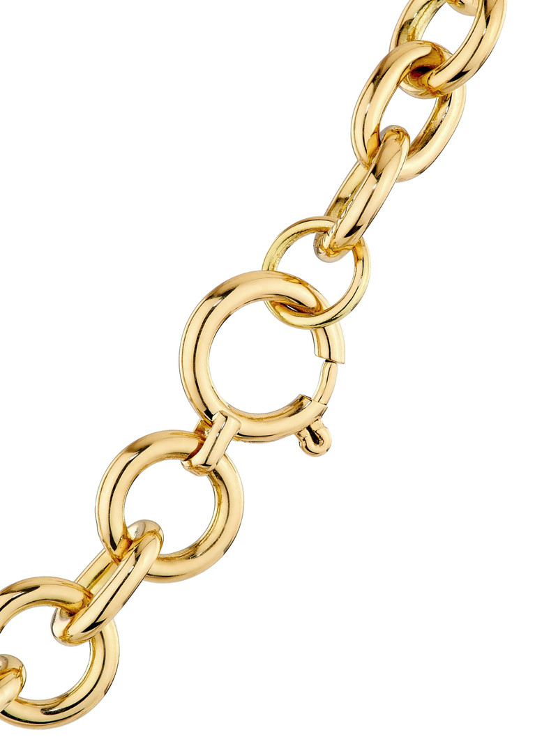 Women's Vivacity 18K Yellow & White Gold & 0.15 TCW Diamond Midsize Mixed Link Necklace - Yellow Gol 5