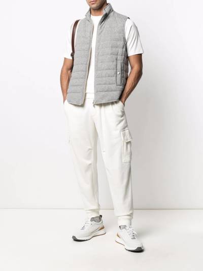 Brunello Cucinelli drawstring cargo cotton joggers outlook