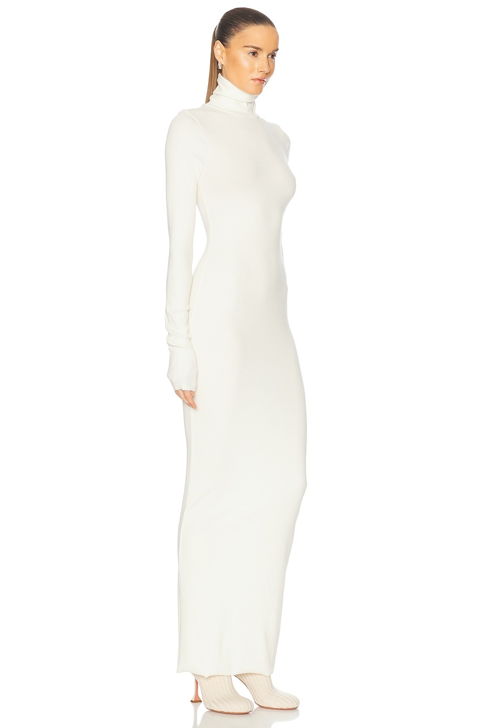 Long Sleeve Turtleneck Maxi Dress - 2