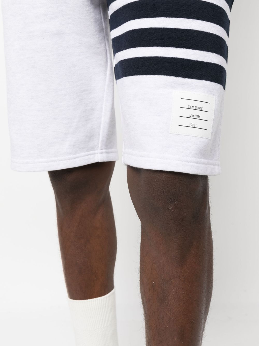 stripe-detail sweatpants - 5