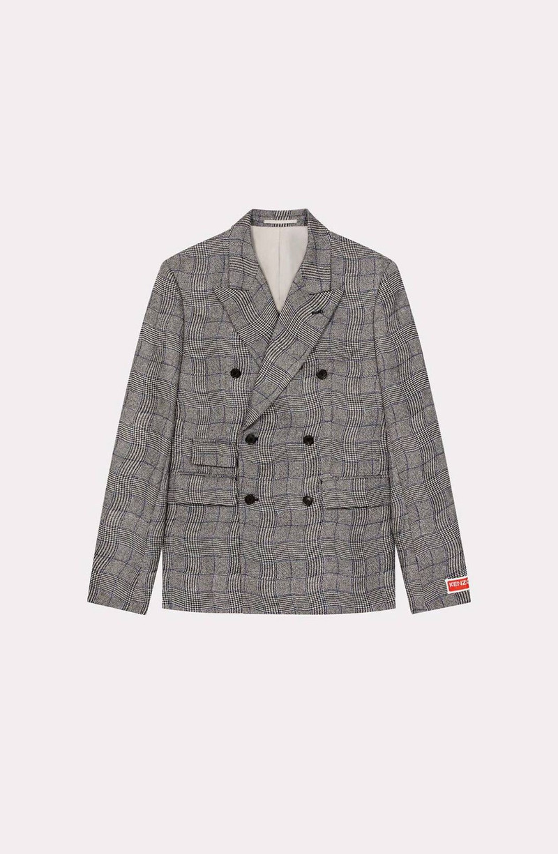 'Wavy Check' suit jacket 1